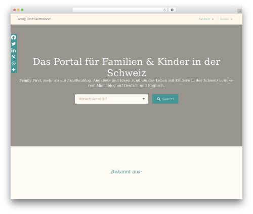 Best WordPress theme Listable - familyfirst.ch
