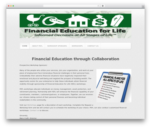 Builder theme WordPress - fefl.org
