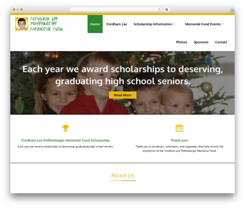 Child Theme WordPress theme - fordhamlee.org