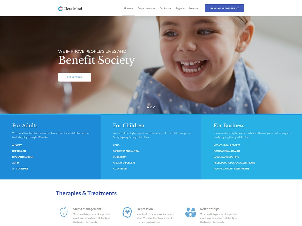 ClearMind WordPress theme ClearMind WordPress theme