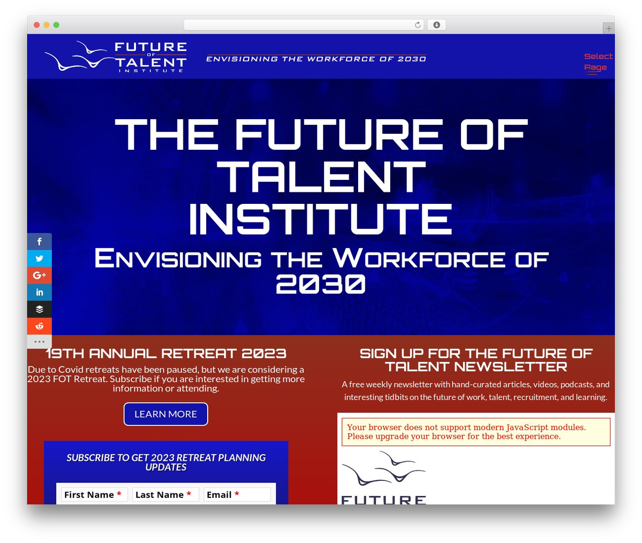 Divi theme WordPress - futureoftalent.org