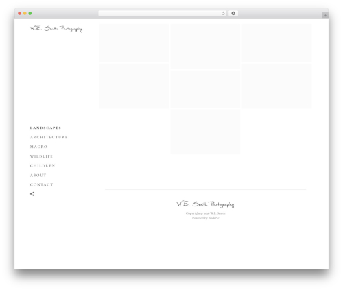 Flatbase WordPress theme image - wesmithphoto.com