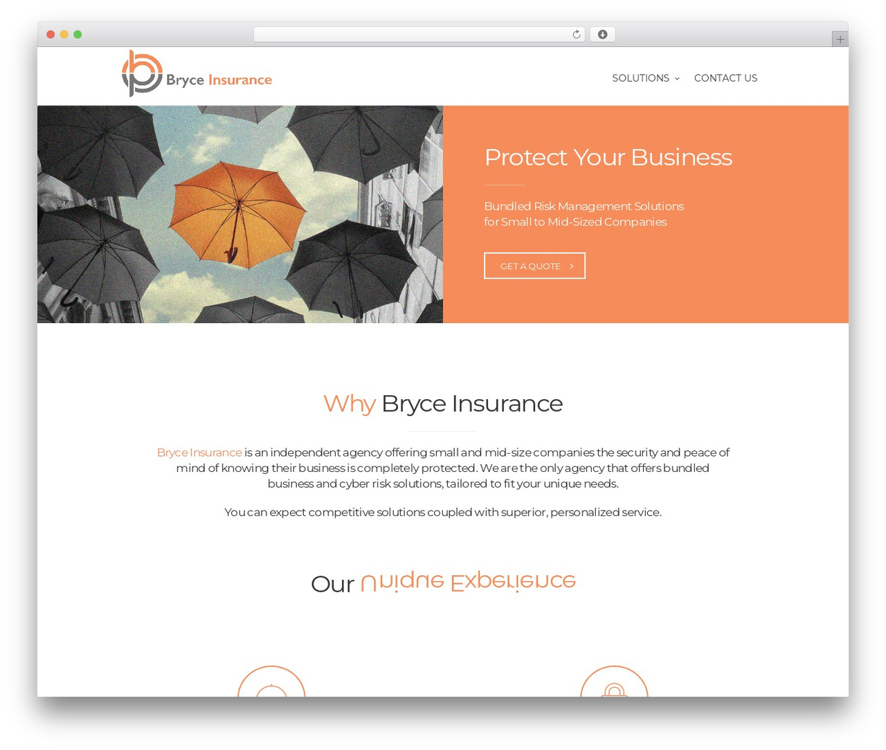 Fortuna theme WordPress - bryceinsurance.com