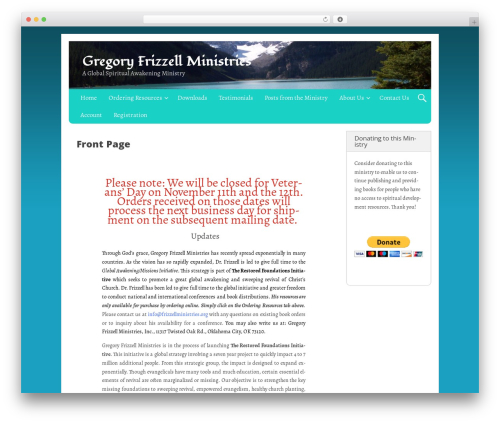 GoodReviews (goodreviews) free WordPress plugin - frizzellministries.org