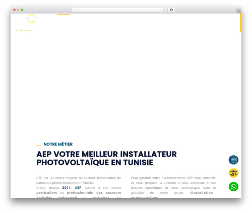 Quadron WordPress theme - aep.tn