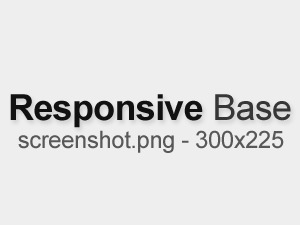 Responsive Base WordPress theme by Scott Nix
