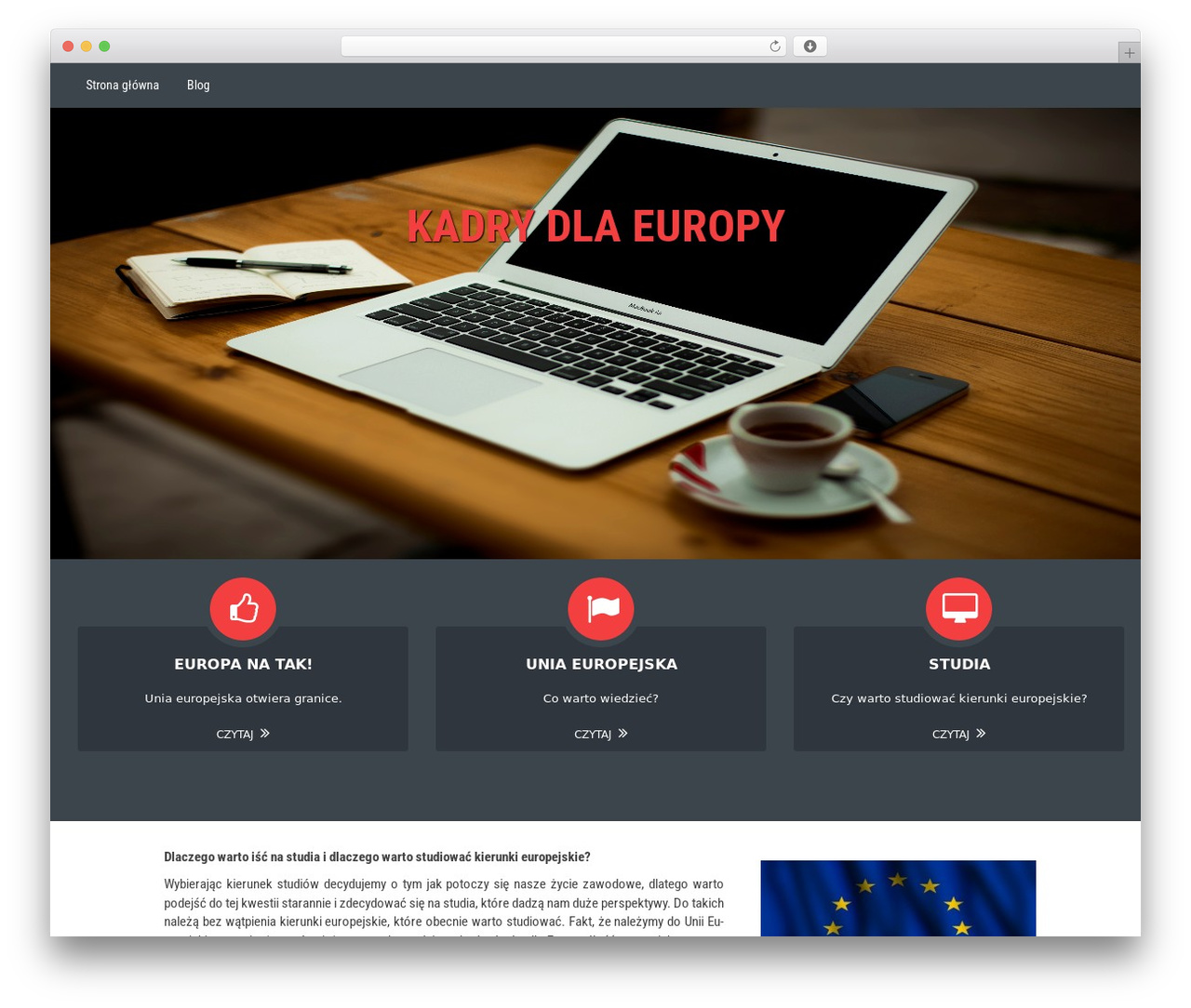 Unconditional WP theme - kadrydlaeuropy.pl