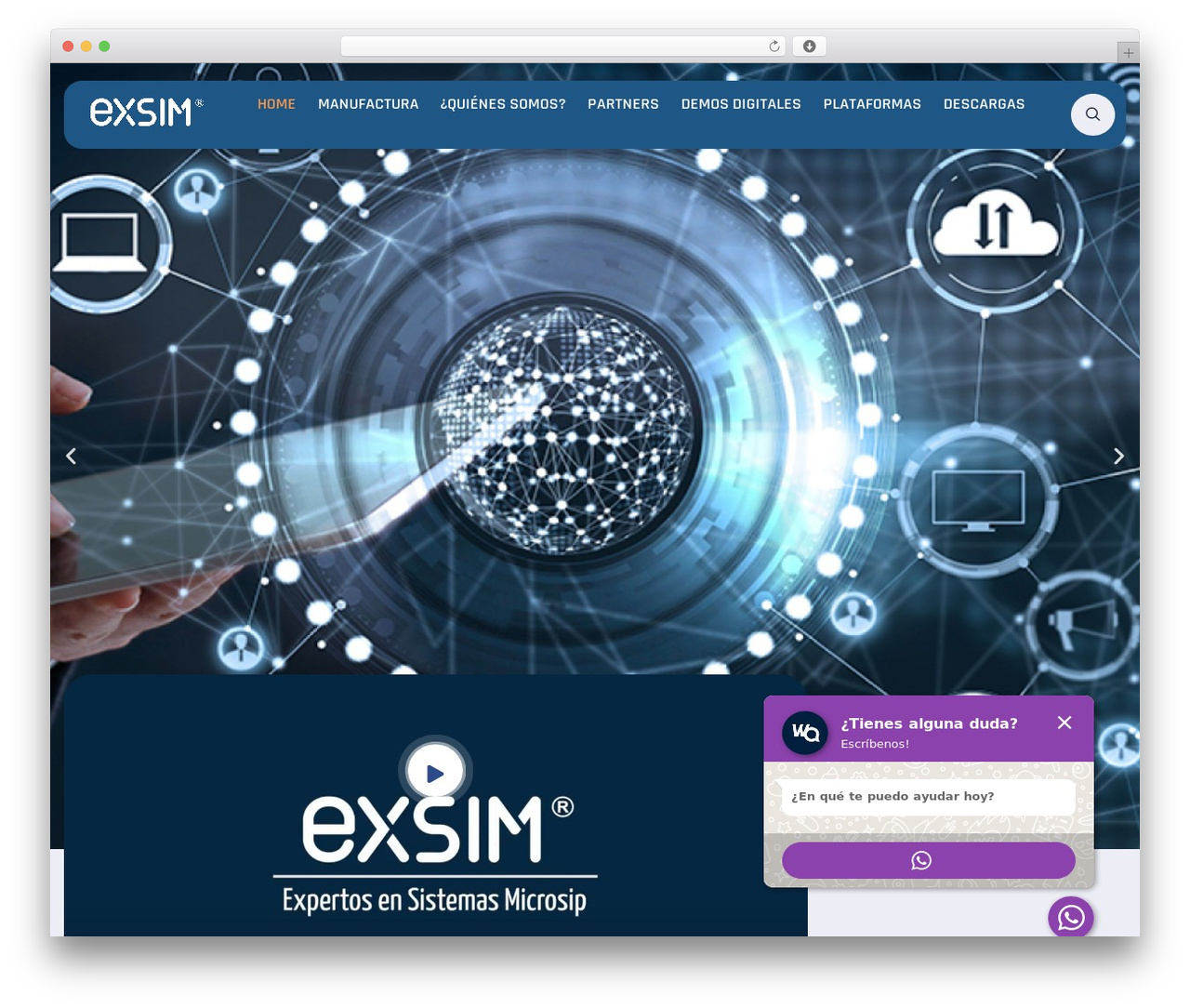 WordPress theme Hello Elementor - exsim.mx