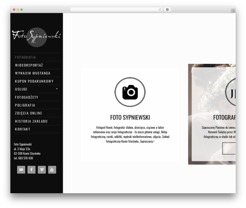 WordPress theme Kameron - fotosypniewski.pl