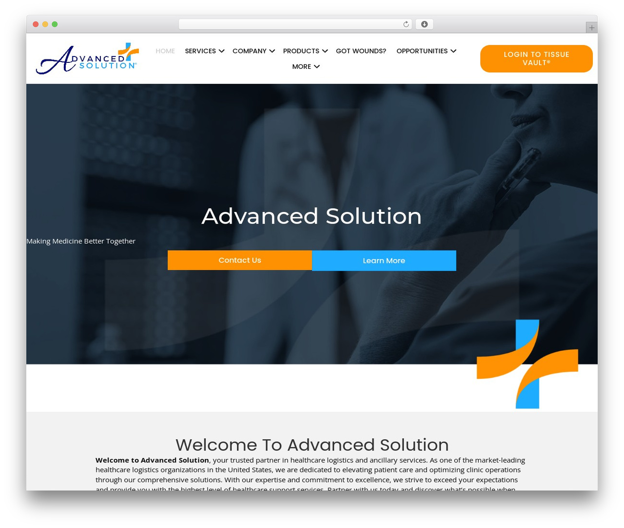 WordPress theme Beaver Builder Theme - advancedsolution.health