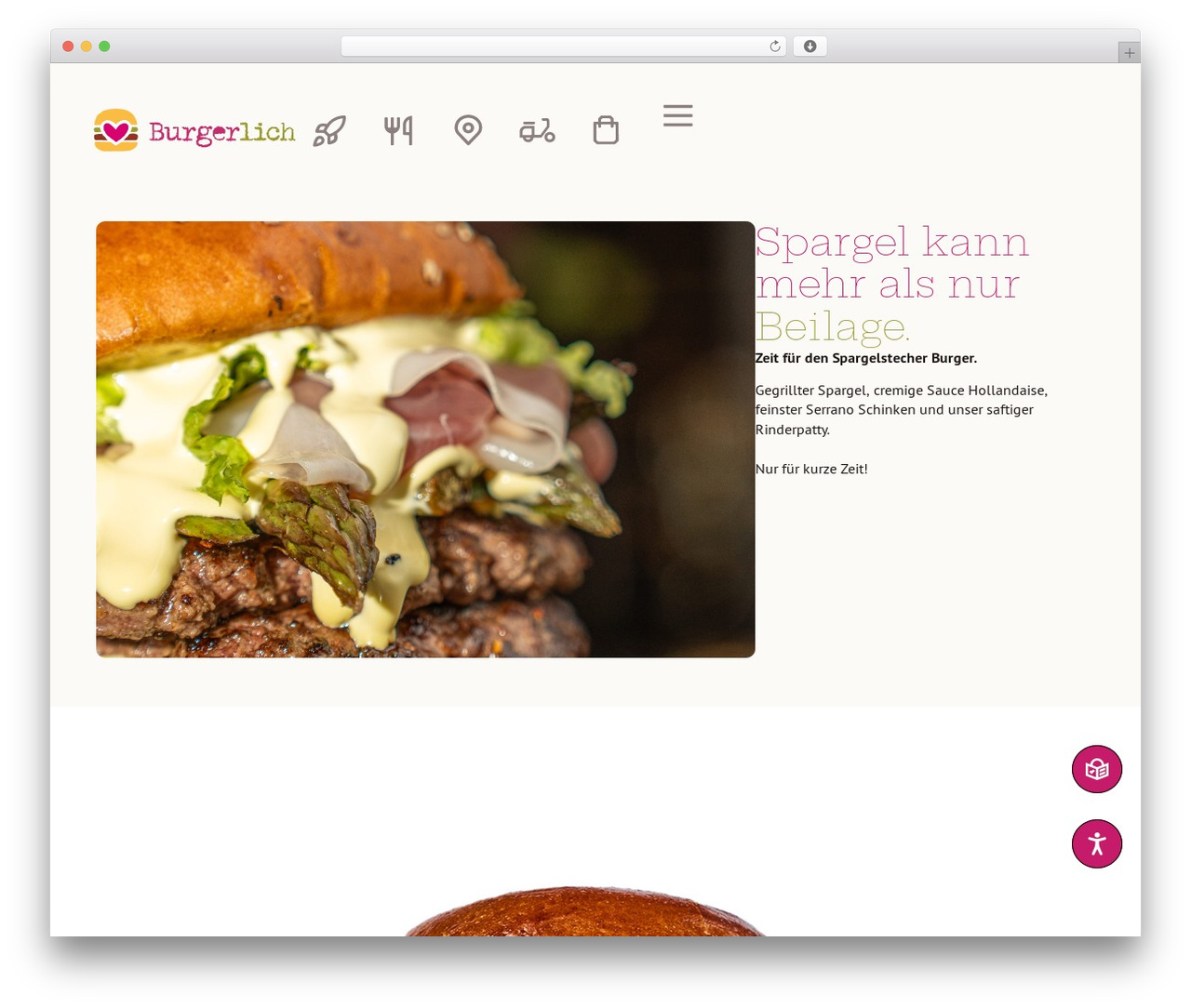 WordPress theme Hello Elementor - burgerlich.com