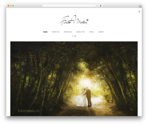 WordPress theme Matte - fotomateiu.ro
