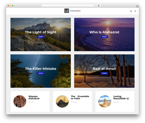 WordPress theme Narrative - ridawipress.org