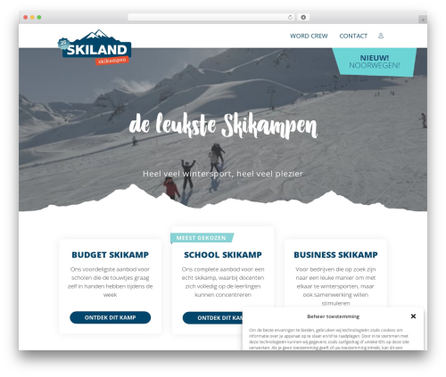 Bridge WordPress theme - skikamp.nl