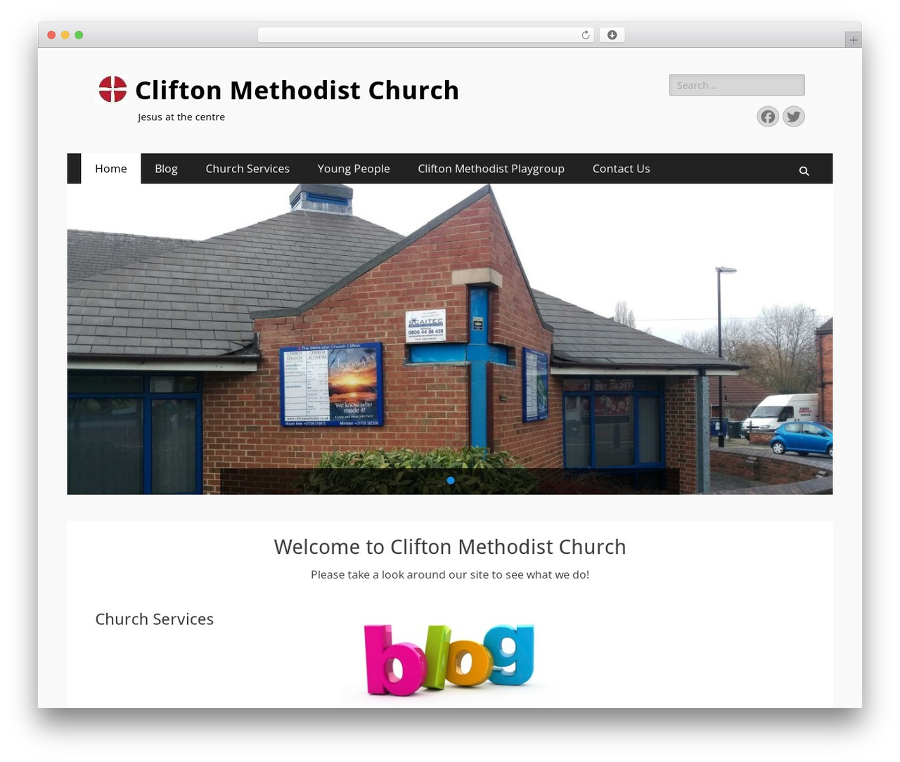 Catch Responsive free WordPress theme - cliftonmethodist.co.uk