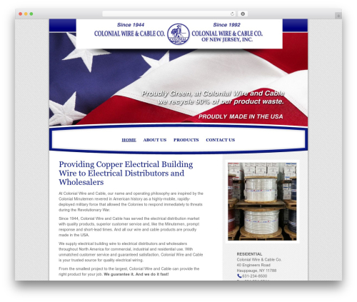 Creative Services Framework theme WordPress - colonialwire.com
