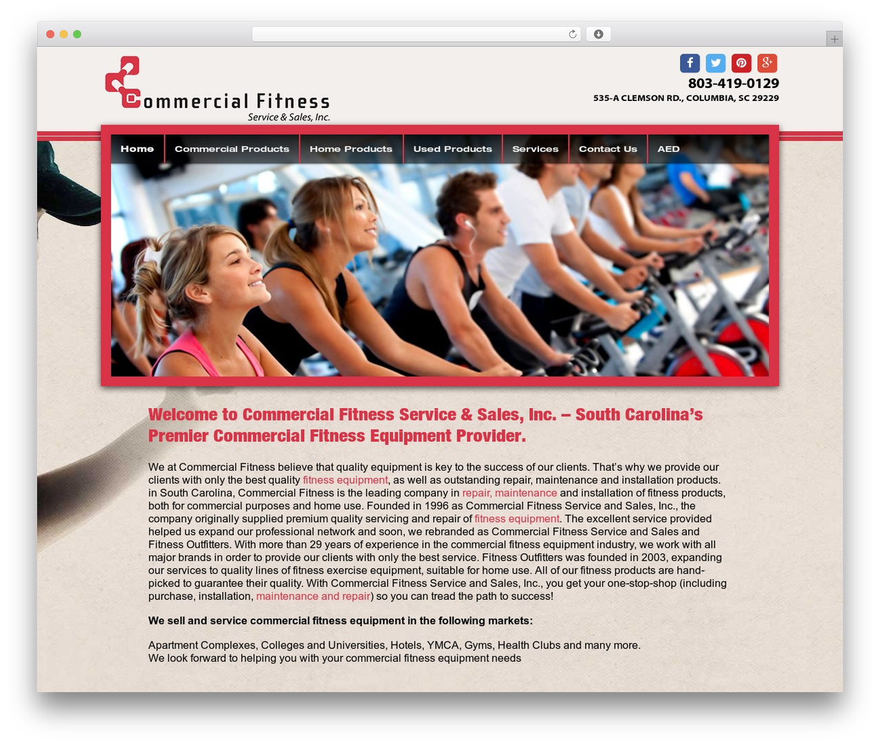 D3corp premium WordPress theme - comfitsc.com