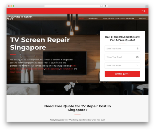 Easy Website Theme premium WordPress theme - singaporetvrepairpro.com