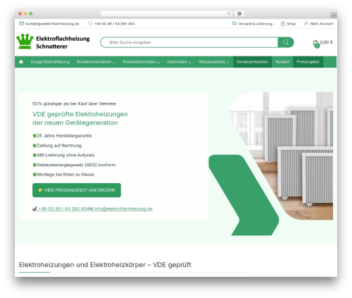 Adcell tracking und remarketing WordPress plugin - elektroflachheizung.de