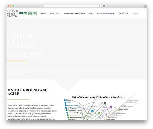 Hyper Commerce WP theme - chinafirstcapital.com