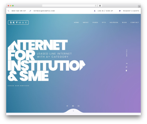 Ufw WordPress plugin - webdesign-finder.com/skymax-v2
