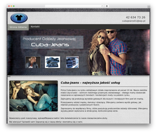 Starter 1 WordPress theme - cubajeans.pl