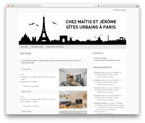 WordPress theme Comet - chezmaitisetjerome.com WordPress theme Comet - chezmaitisetjerome.com