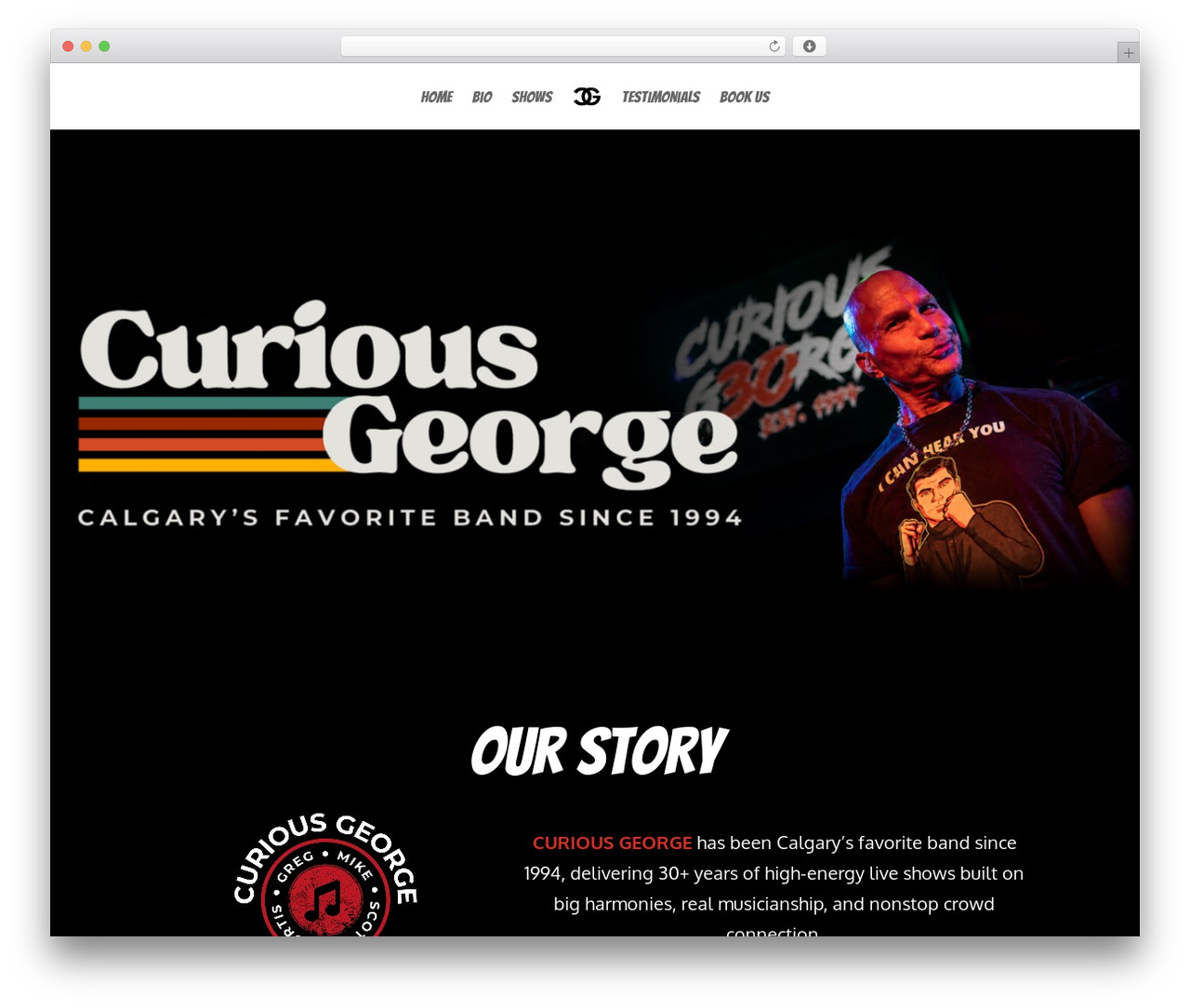 WordPress theme Divi - curiousgeorgeband.com WordPress theme Divi - curiousgeorgeband.com