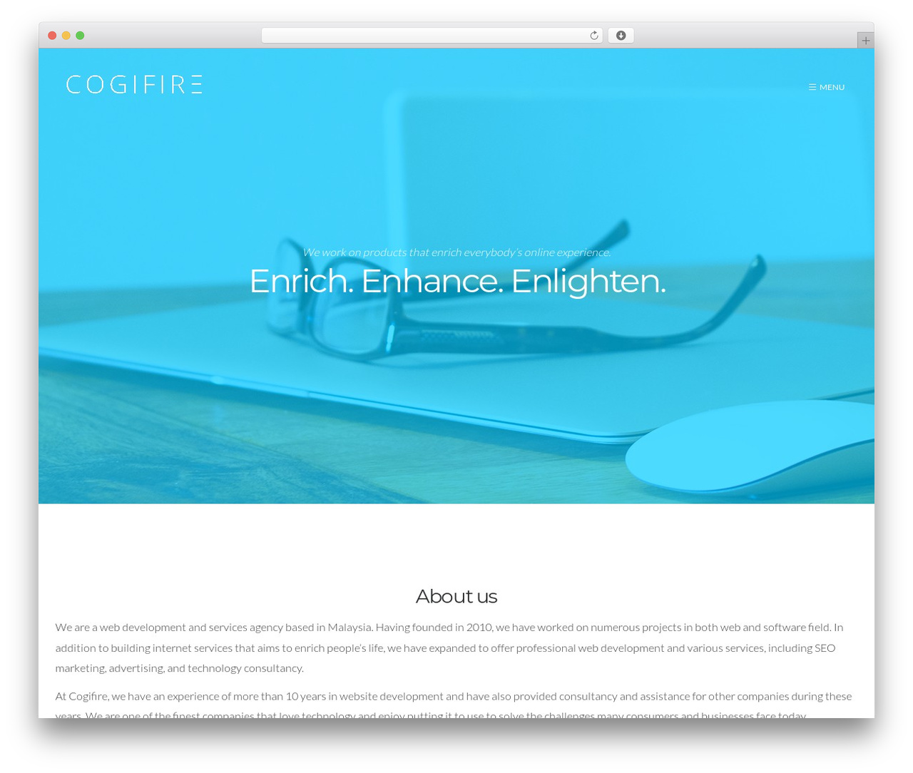 WordPress theme Form - cogifire.com