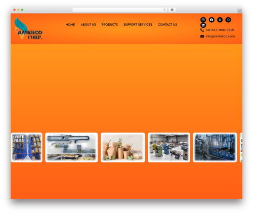Image ticker carousel WordPress plugin - ambiico.com