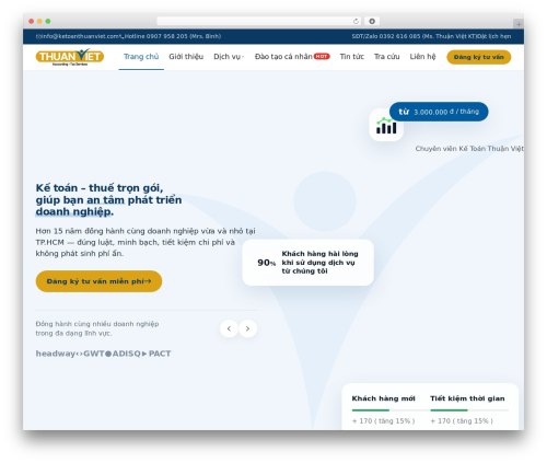 Mona theme theme WordPress - ketoanthuanviet.com