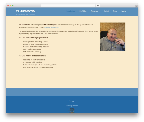Optimizer PRO best WordPress theme - crmhow.com