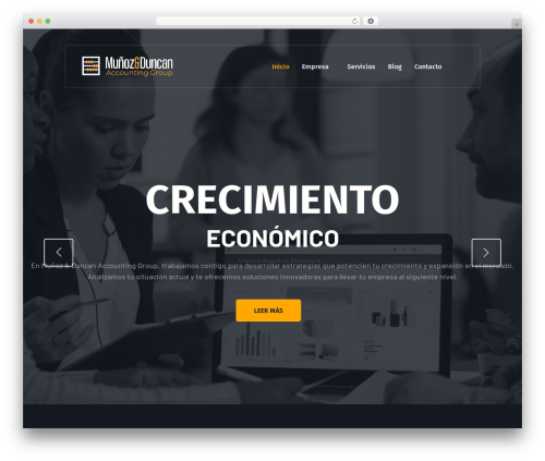 Bwd services showcase WordPress plugin - munozduncancontadores.com