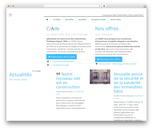 WordPress theme Toolset Starter - ciade.eu