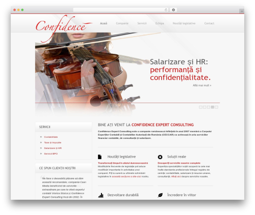 WordPress theme cleancorp - confidenceexpert.ro