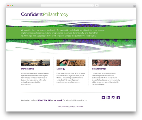 WordPress theme ResponsivePro Child Theme - confidentphilanthropy.co.uk