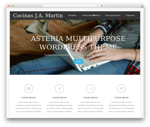 Asteria Lite WordPress website theme - cocinasmartin.es