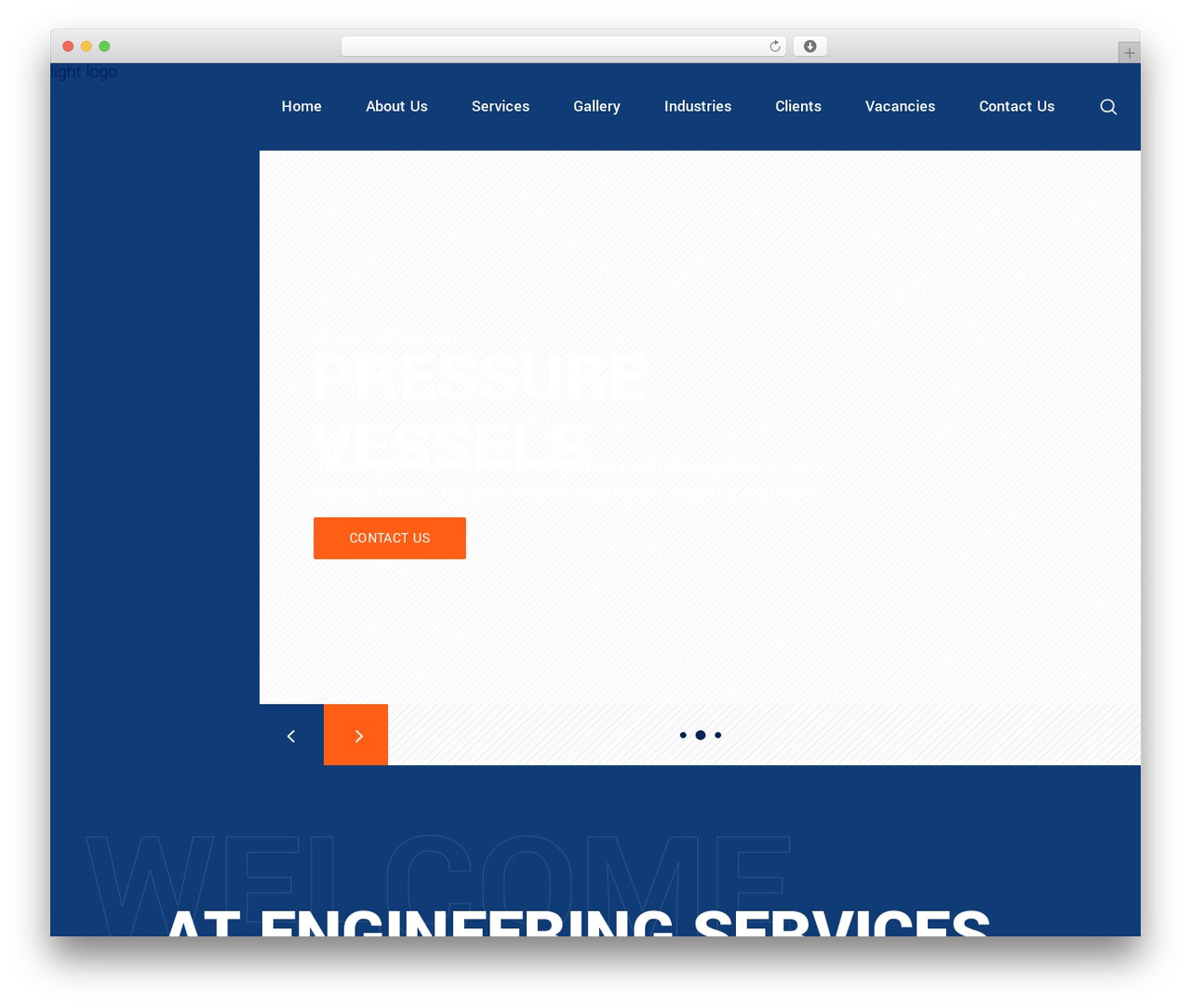 AT Engineering WordPress theme - atengineeringservices.co.uk