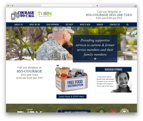 Avada WordPress theme - courage2call.org