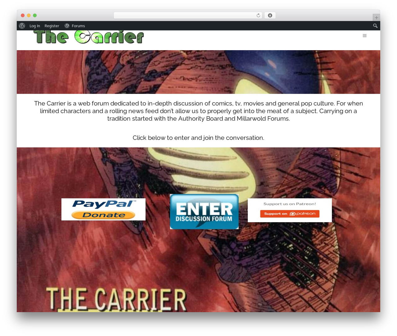 Bridge theme WordPress - thecarrier.net