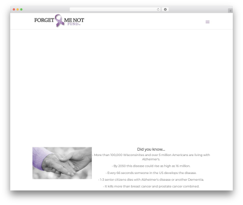 Alt manager WordPress plugin - forgetmenotfund.org