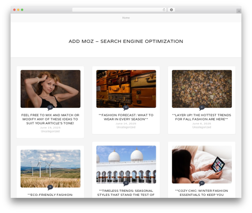 Stacker Lite theme WordPress - addmoz.com