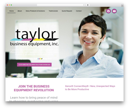The7 Classic WordPress theme - taylorfax.com
