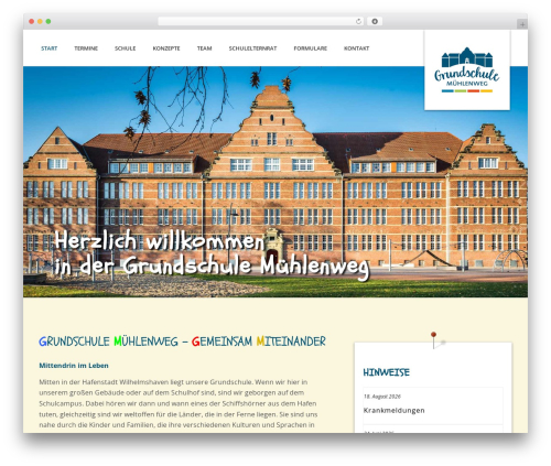 Theme WordPress Jupiter - gs-muehlenweg.de