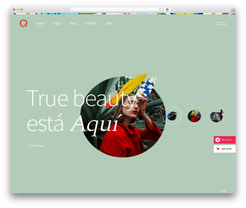 Theme WordPress Querida - querida.qodeinteractive.com