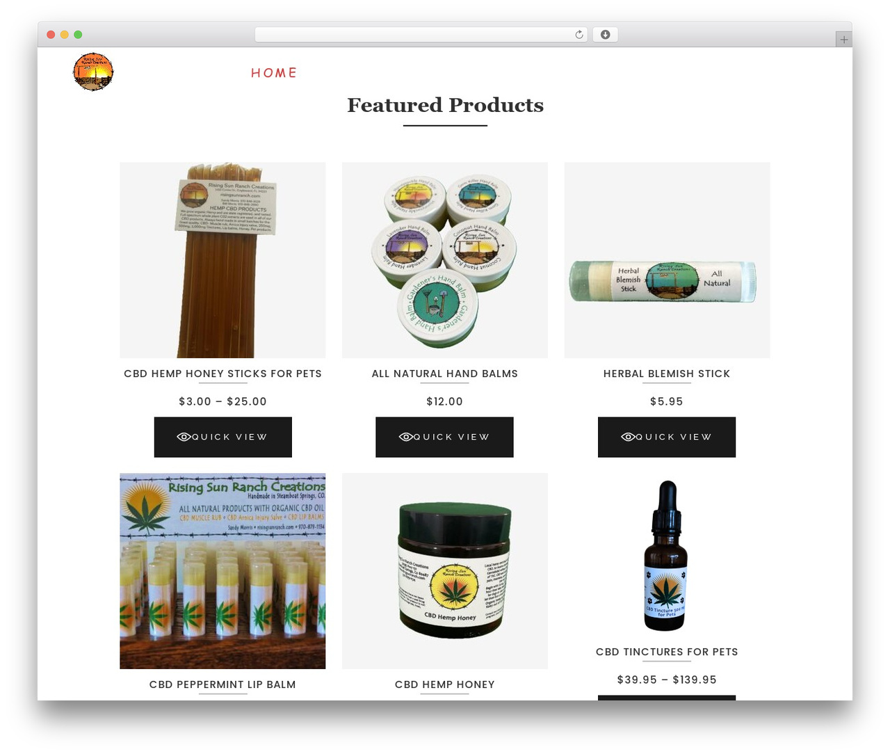 WordPress theme Bridge - risingsunranch.com