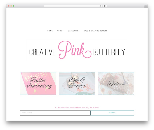 WordPress theme Brunch Pro Theme - creativepinkbutterfly.com