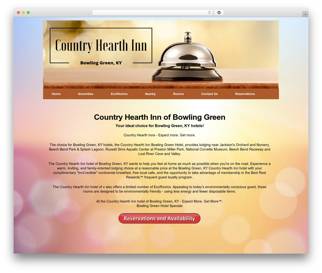WP theme Responsive Pro - countryhearthbowlinggreen.com