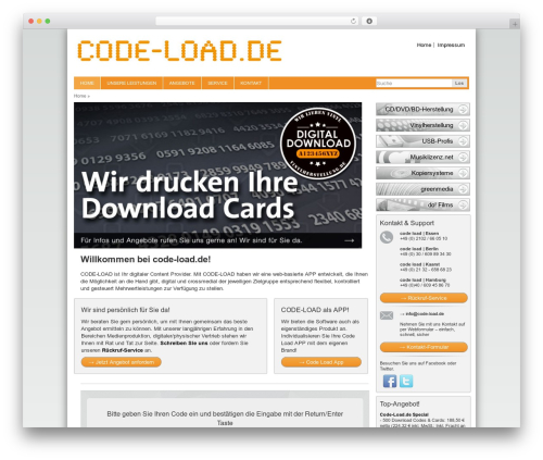 Best WordPress theme wp_codeload - code-load.de