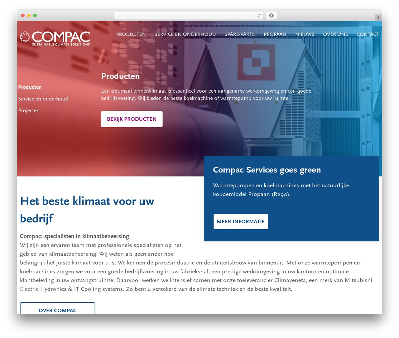 Compac Theme WordPress theme - compacservices.nl